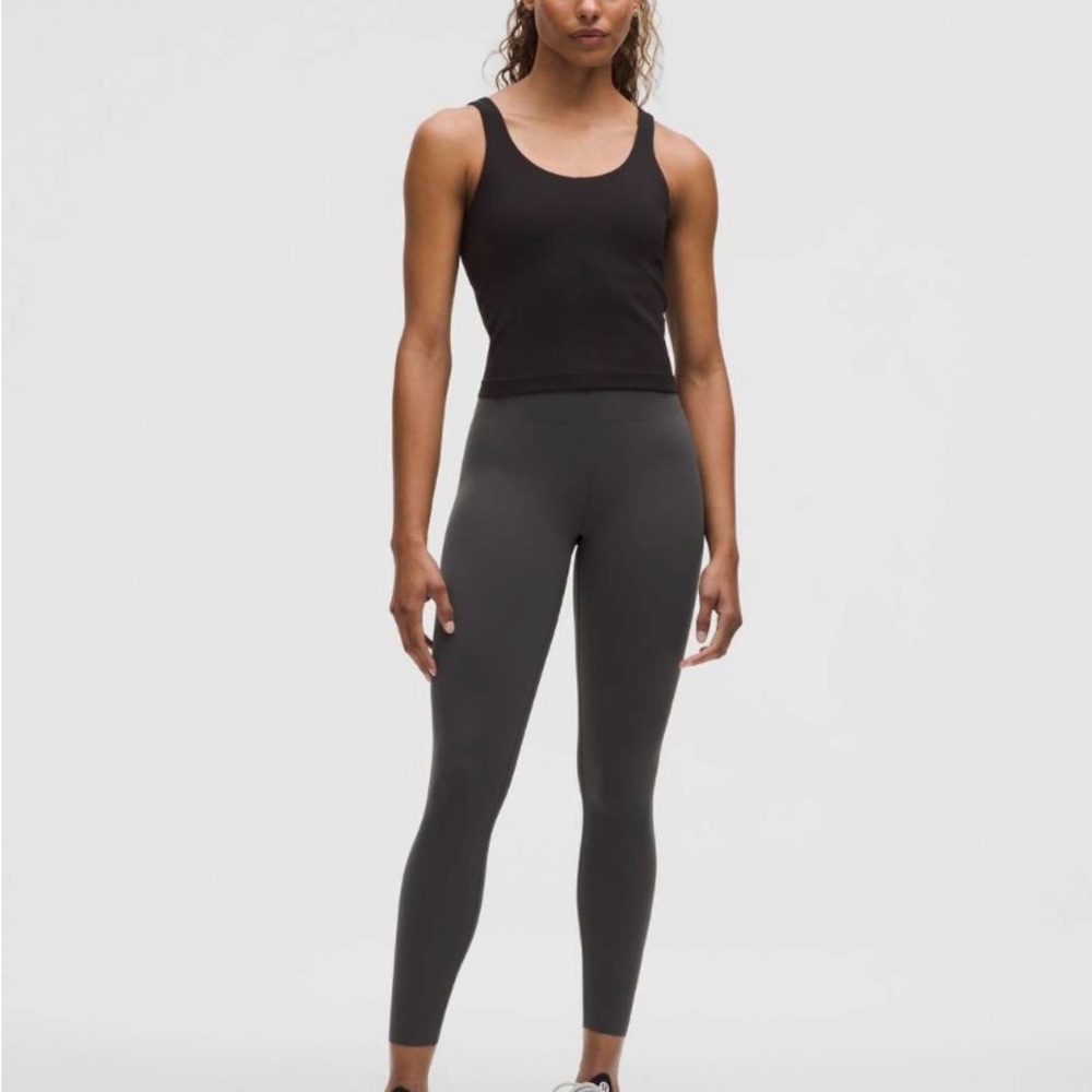 NEW Lululemon Glow Up Tight HR 25" Graphite Grey, Size 8